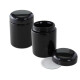 Violet glazen pot met brede hals 250 ml