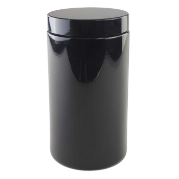 Violet glazen pot met brede hals 500 ml