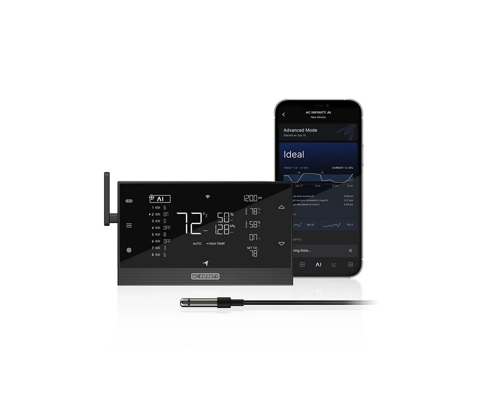 AC Infinity Controller AI+ voor 8 apparaten met Bluetooth + wifi - gro