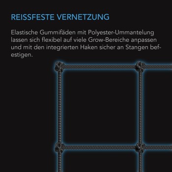 AC Infinity Kweektent plantennet elastisch, 60x120 cm