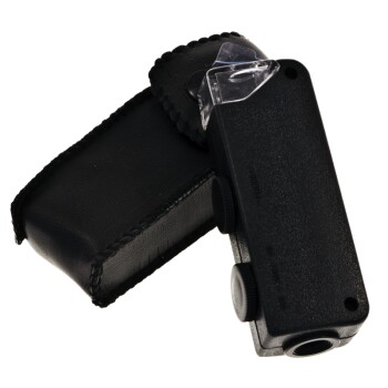 Pocket Microscoop met LED-verlichting 60x tot 100x...