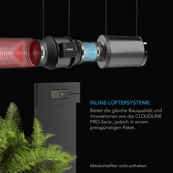 AC Infinity Cloudline A8 Buisventilator 1230 m³/h...