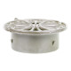 Ventilatorrooster van gegoten aluminium ø125mm