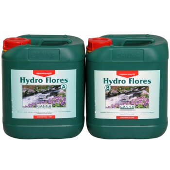 CANNA Hydro Flores A+B 1L, 5L, 10L voor soft water