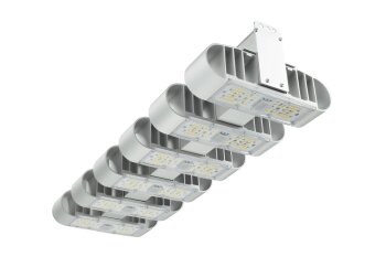 Lucilu Shuttle 6 LED-lamp 240 W dimbaar zilver