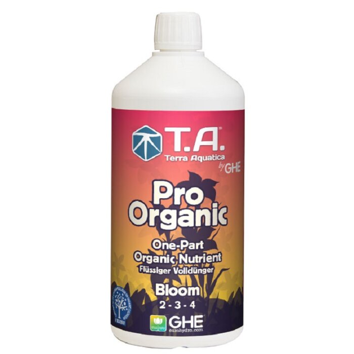 GHE Pro Organic Bloom volledige meststof 1L, 5L