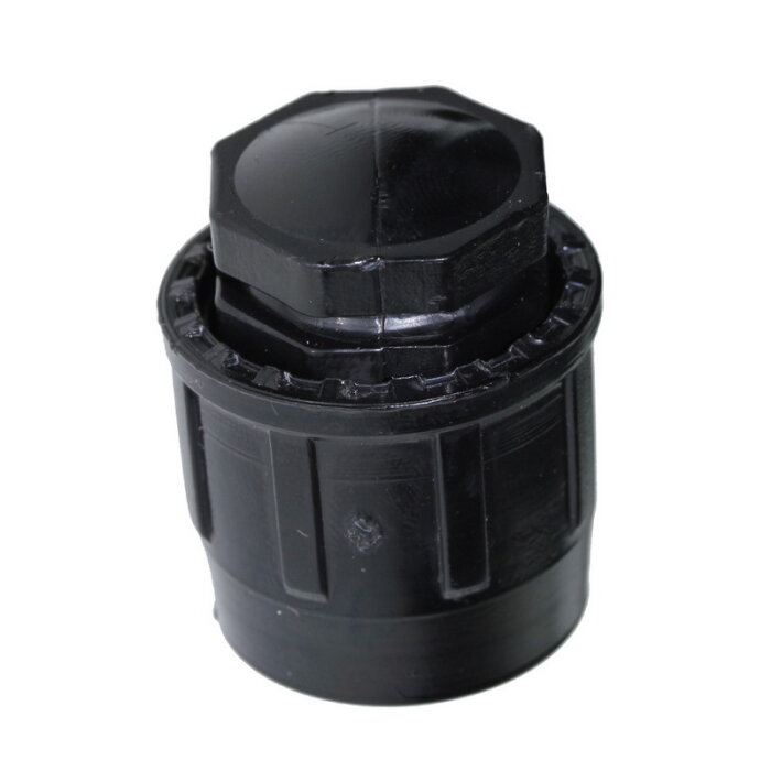 PE-easy End Plug for 25 mm PE-Tube bolted