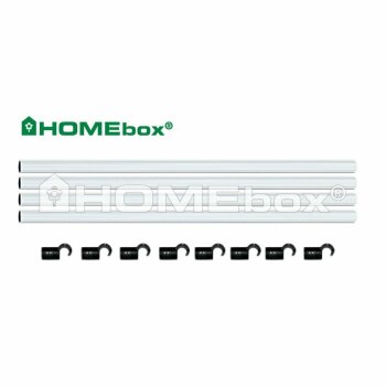HOMEbox Fixture Poles Set 100cm, &Oslash; 22mm