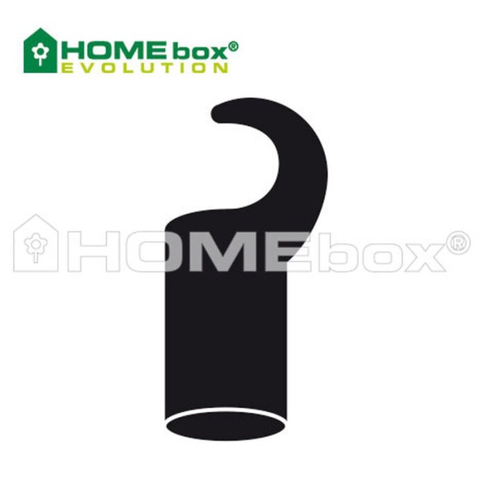 Homebox vervangingshaken kort of lang Ø22mm - 4 stuks