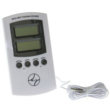 Digitale thermo -en hygrometer voor binnen & buiten...