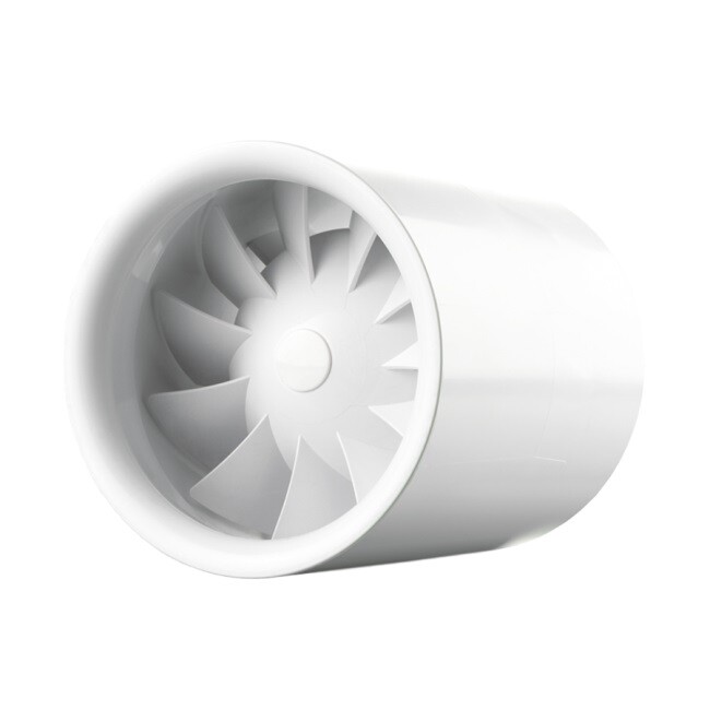 Rohrventilator Axial TURBO Be-Abluft Lüfter ø350 3110m³/h Radial