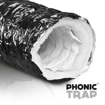 Phonic Trap Ventilatieslang geluiddicht ø102mm, 10 m