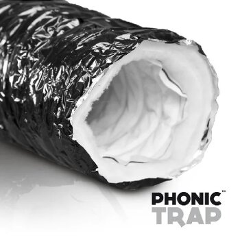 Phonic Trap Ventilatieslang geluiddicht ø102mm, 3 m